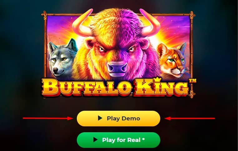 Buffalo king demo mode
