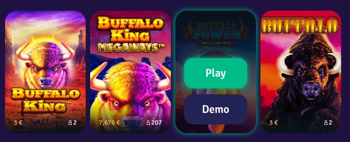 buffalo king demo ardente